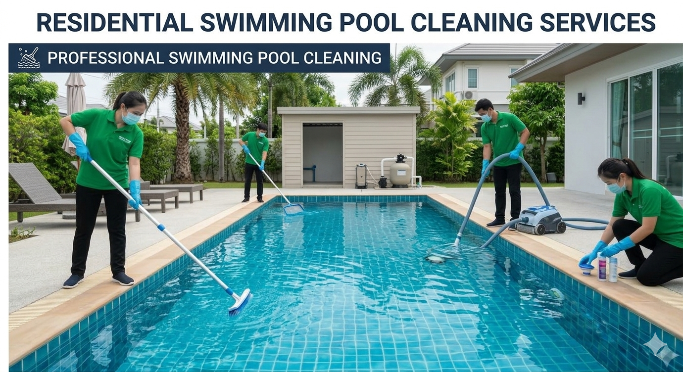 swimming pool cleaning